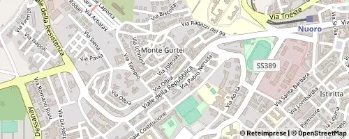 Mappa Nuoro