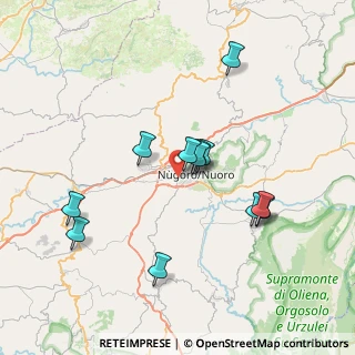 Mappa Via Badu e Carros, 08100 Nuoro NU, Italia (7.435)
