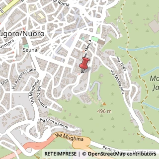 Mappa Via Antonio Mereu, 45, 08100 Nuoro, Nuoro (Sardegna)