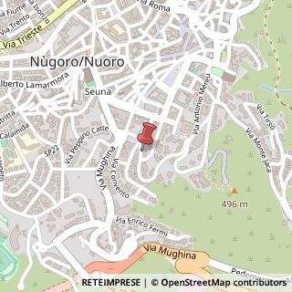 Mappa Via Monsignor Giuseppe Melas, 15, 08100 Nuoro, Nuoro (Sardegna)