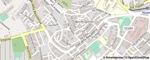 Mappa Nuoro