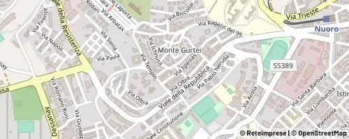 Mappa Nuoro