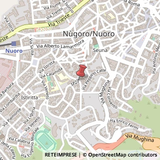 Mappa Via Antonio Gramsci, 121, 08100 Nuoro, Nuoro (Sardegna)
