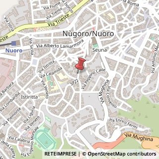 Mappa Via Antonio Gramsci, 48, 08100 Nuoro, Nuoro (Sardegna)