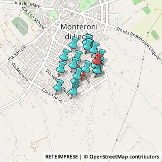 Mappa Via Trento, 73047 Monteroni di Lecce LE, Italia (0.2905)