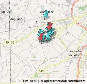 Mappa Via Adda, 73047 Monteroni di Lecce LE, Italia (0.71455)
