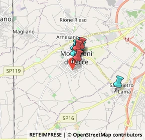Mappa Via Tagliamento, 73047 Monteroni di Lecce LE, Italia (0.94909)