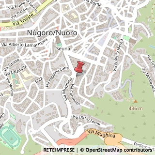 Mappa Via Convento, 25, 08100 Nuoro, Nuoro (Sardegna)