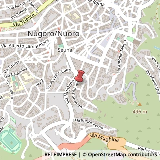 Mappa Via Convento, 40, 08100 Nuoro, Nuoro (Sardegna)