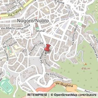 Mappa Via convento 47, 08100 Nuoro, Nuoro (Sardegna)