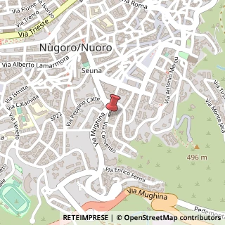 Mappa Via Convento, 35, 08100 Nuoro, Nuoro (Sardegna)