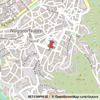 Mappa Via Convento,  5, 08100 Nuoro, Nuoro (Sardegna)