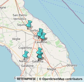 Mappa Via Vecchia Lizzanello, 73023 Lizzanello LE, Italia (19.03091)