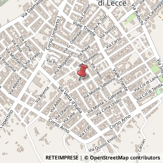 Mappa Via Tagliamento, 28, 73047 Monteroni di Lecce, Lecce (Puglia)