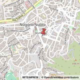 Mappa Via Alessandro Manzoni, 18, 08100 Nuoro, Nuoro (Sardegna)