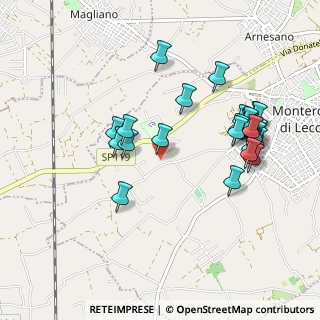 Mappa Strada Comunale P. Centonze, 73047 Monteroni di Lecce LE, Italia (1.08148)