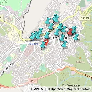 Mappa Via genova, 08100 Nuoro NU, Italia (0.4535)