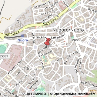 Mappa Via Istiritta, 9, 08100 Nuoro, Nuoro (Sardegna)