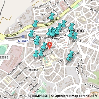 Mappa Via genova, 08100 Nuoro NU, Italia (0.214)