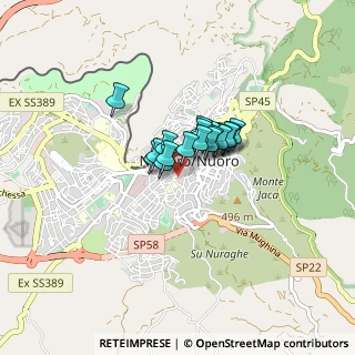 Mappa Via Sant'Emiliano, 08100 Nuoro NU, Italia (0.45889)