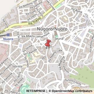 Mappa Via Antonio Gramsci, 22, 08100 Nuoro, Nuoro (Sardegna)