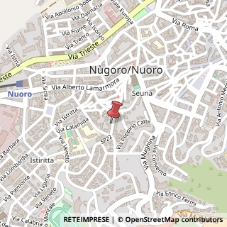 Mappa Via Antonio Gramsci, 40, 08100 Nuoro, Nuoro (Sardegna)