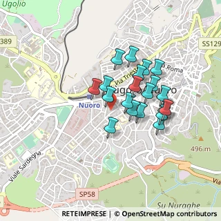 Mappa Via Istiritta, 08100 Nuoro NU, Italia (0.376)
