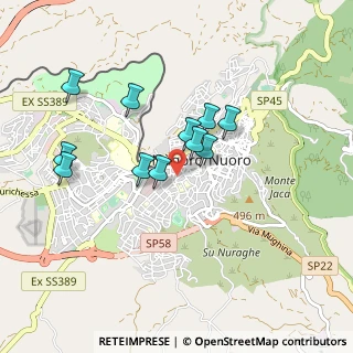 Mappa Via Istiritta, 08100 Nuoro NU, Italia (0.82182)