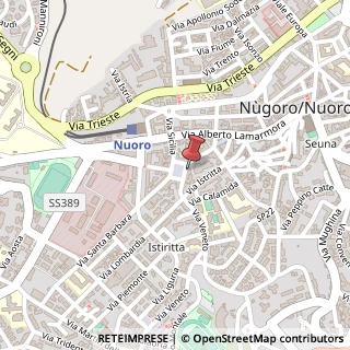 Mappa Via Veneto, 3, 08100 Nuoro, Nuoro (Sardegna)
