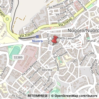 Mappa Via Veneto, 32, 08100 Nuoro, Nuoro (Sardegna)