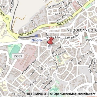 Mappa Piazza De Bernardi, 14, 08100 Nuoro, Nuoro (Sardegna)