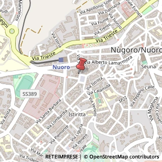 Mappa Piazza De Bernardi, 24, 08100 Nuoro, Nuoro (Sardegna)