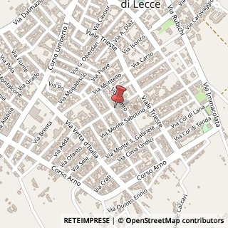 Mappa Via Monte Grappa, 61, 73047 Monteroni di Lecce, Lecce (Puglia)
