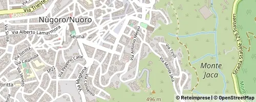 Mappa Nuoro