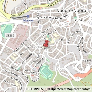 Mappa Piazza Veneto, 33, 08100 Nuoro, Nuoro (Sardegna)