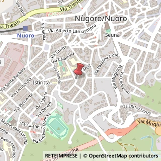 Mappa Via Antonio Gramsci, 78, 08100 Nuoro, Nuoro (Sardegna)