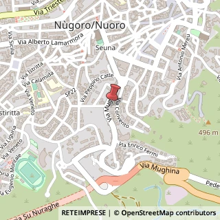 Mappa Via Mughina, 49, 08100 Nuoro, Nuoro (Sardegna)