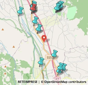 Mappa Strada Comunale Noce Del Conte, 84034 Padula SA, Italia (2.8125)