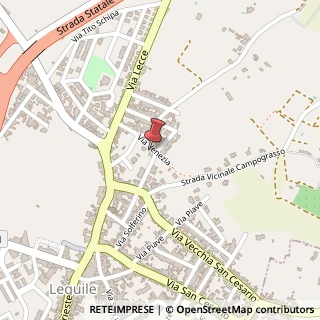 Mappa Via Venezia, 11, 73010 Lequile, Lecce (Puglia)