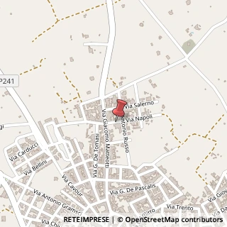 Mappa Via Napoli, 4, 73023 Lizzanello, Lecce (Puglia)