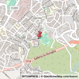 Mappa Via Eugenio Montale, 35, 08100 Nuoro, Nuoro (Sardegna)