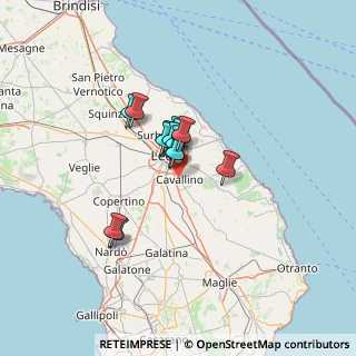 Mappa Via A.R, 73020 Cavallino LE, Italia (8.62786)
