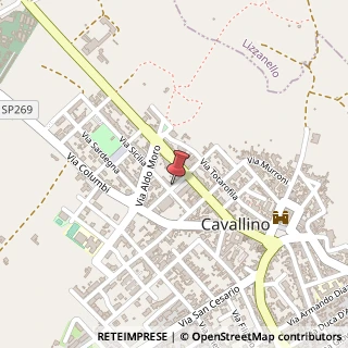 Mappa Via Martiri della Resistenza, 10, 73020 Cavallino, Lecce (Puglia)