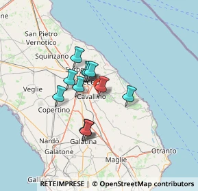 Mappa Contrada LI MORI, 73023 Lizzanello LE, Italia (10.17923)