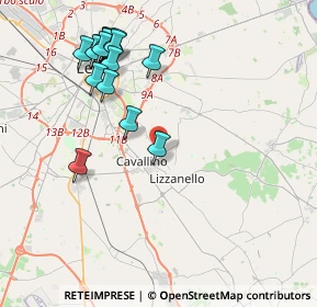 Mappa Strada provinciale lizzanello Lecce km 3 n 21, 73023 Lizzanello LE, Italia (4.75563)