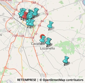 Mappa Strada provinciale lizzanello Lecce km 3 n 21, 73023 Lizzanello LE, Italia (4.505)