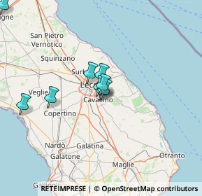 Mappa Strada provinciale lizzanello Lecce km 3 n 21, 73023 Lizzanello LE, Italia (17.96909)