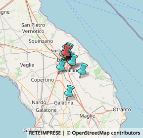 Mappa Strada provinciale lizzanello Lecce km 3 n 21, 73023 Lizzanello LE, Italia (6.08091)