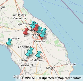 Mappa Strada provinciale lizzanello Lecce km 3 n 21, 73023 Lizzanello LE, Italia (12.01182)