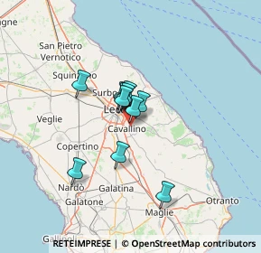 Mappa Strada provinciale lizzanello Lecce km 3 n 21, 73023 Lizzanello LE, Italia (8.99545)